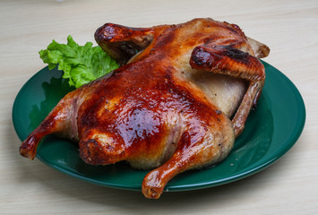 Roasted duck