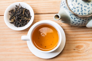 Tea cup and tea pot 2