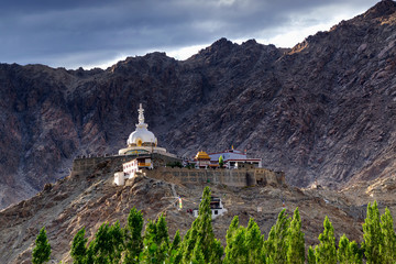 Shanti Stupa, Ladakh, Jammu and Kashmir, India © mitrarudra