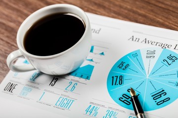 Business, accounting, cup.