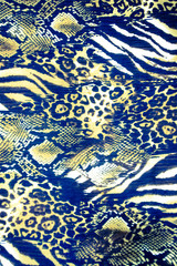 Texture fabric of leopard skin for background