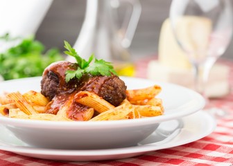 Pasta, Penne, Ready-To-Eat.
