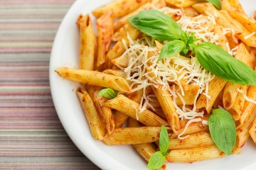 Pasta, Penne, Italian Cuisine.