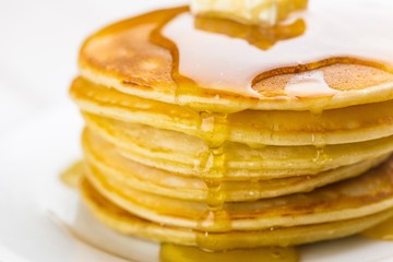 Pancake, Breakfast, Food.