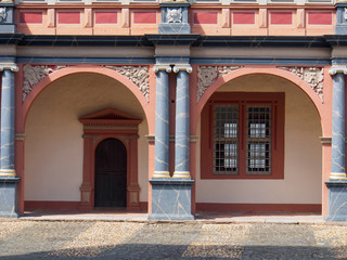 B&ouml;gen im Schloss Weilburg