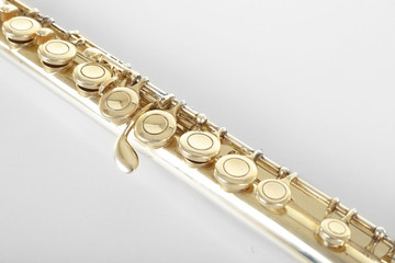Flute isolated on white