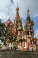 Fototapeta na wymiar Saint Basil's Cathedral,Moscow,Russia
