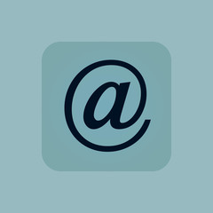 Pale blue e-mail icon