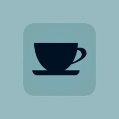 Pale blue cup icon