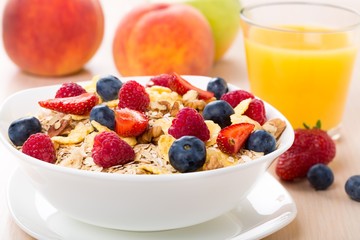 Breakfast, Cereal, Healthy Eating.