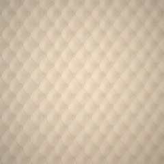Beige Capitone Upholstery Pattern Background with Buttons for Decoration. Classics and Rococo. Rendering in 3D Program.