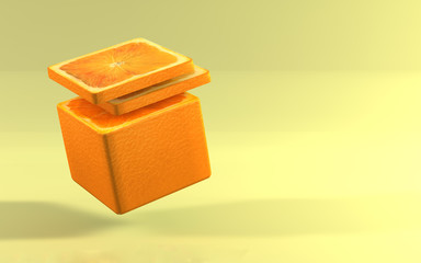 Orange Cube