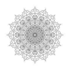 Mandala. Ethnic decorative elements. Hand drawn background