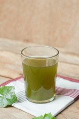 Gotu kola's leafs drink.