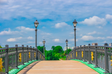 Bridge in Tsaritsyno Park, Moscow