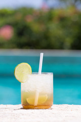 Glass of Caipirinha