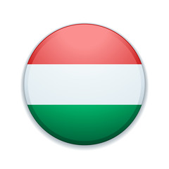Obraz premium Hungary button