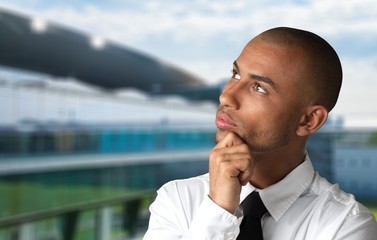 Fototapeta premium Thinking, Men, People.