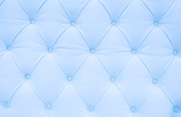 Blue leather upholstery