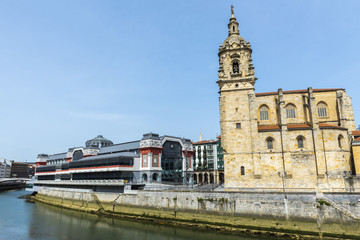 Fototapeta na wymiar Old town of Bilbao, Basque Country (Spain)