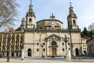 Fototapeta na wymiar San Nicolas church, Bilbao (Spain)
