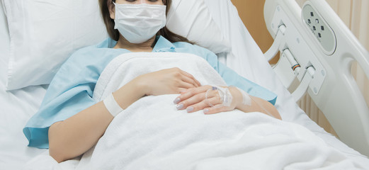 girl in hospital