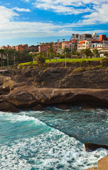 Fototapeta premium Beach Las Americas in Tenerife island - Canary