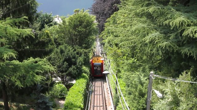 Funicular. Como, Italy