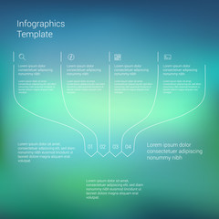 Set of infographic template layouts. Flow chart secuence