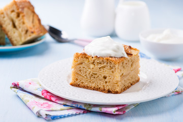 Homemade apple cake