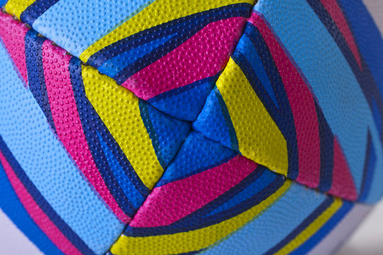 Rugby ball world cup 2015 shot on a white background close-up