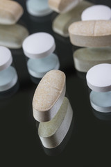 plain medication background