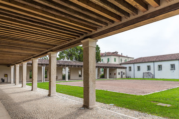 Fototapeta na wymiar Vicenza, Veneto, Italy - Villa Cordellina Lombardi, built in 18t