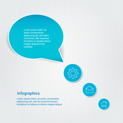 Set of infographic template layouts. Flow chart secuence