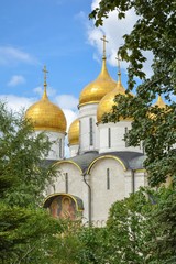 Old Russian Orthodox Christian Church in Kremlin Gardens
