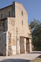 Fototapeta na wymiar Abbazia di Sant Antimo, Benedictine monastery Montalcino, Tuscany, Italy