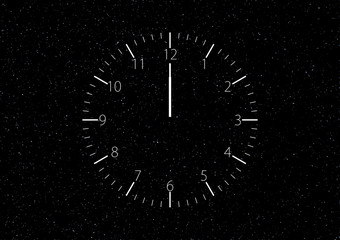 Obraz na płótnie Canvas Time Clock 時計 時間 宇宙