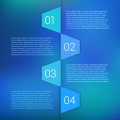 Set of infographic template layouts. Flow chart secuence