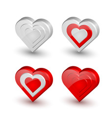 Heart icons