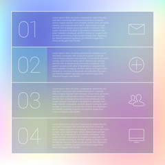 Set of infographic template layouts. Flow chart secuence