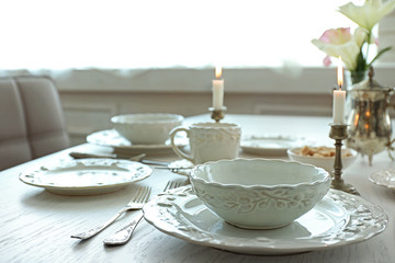 Elegance table setting