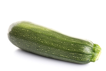 Fresh zucchini isolated on white
