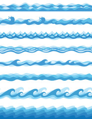 Seamless Waves - Vector - 87633759