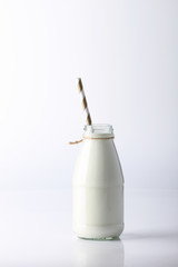 retro bottle of milk