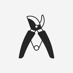 Gardening shears icon