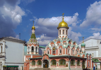 Fototapeta na wymiar Kazan Cathedral, Moscow,Russia