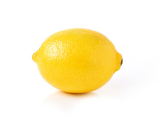 Lemon isolated on white background