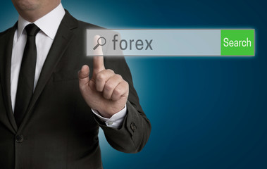 Forex internet browser is operated by businessman