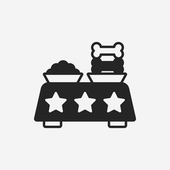 pet dog food icon