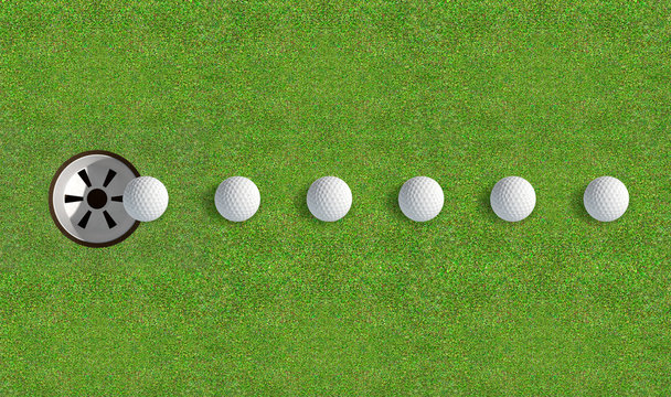 golf ball borders